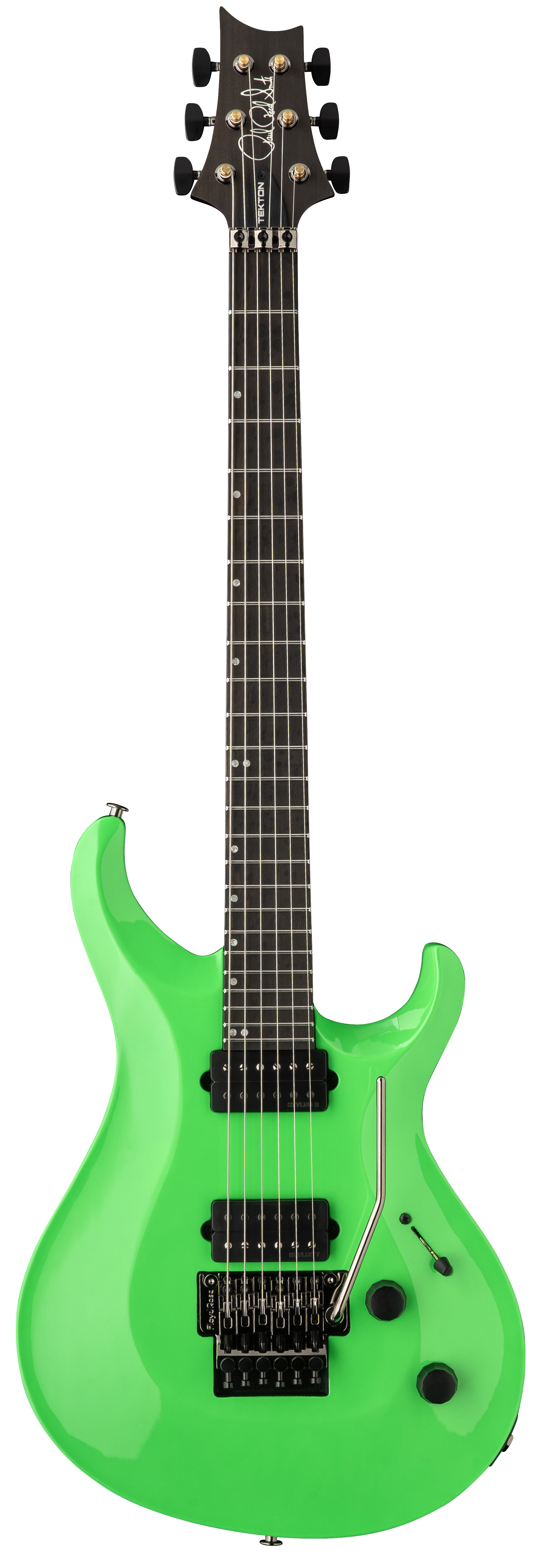 Tekton Floyd Black Satin Neck -  Neon Green